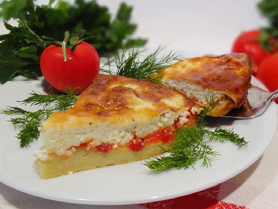 Смаженка с творогом (Belarusian Smazhenka – Беларуская смаженка з тварагом)