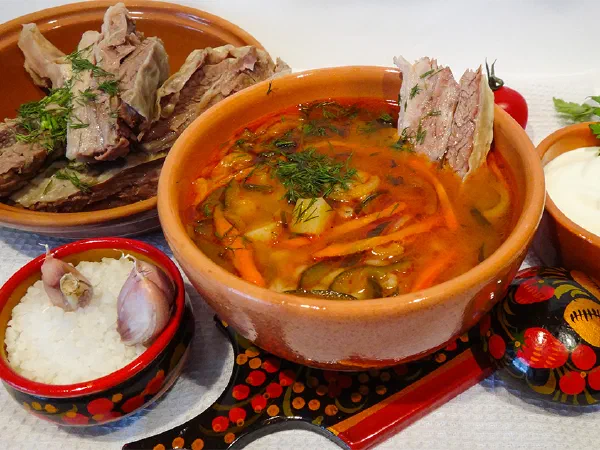 Суп «Рассольник» (Russian Soup «Rassolnik»)