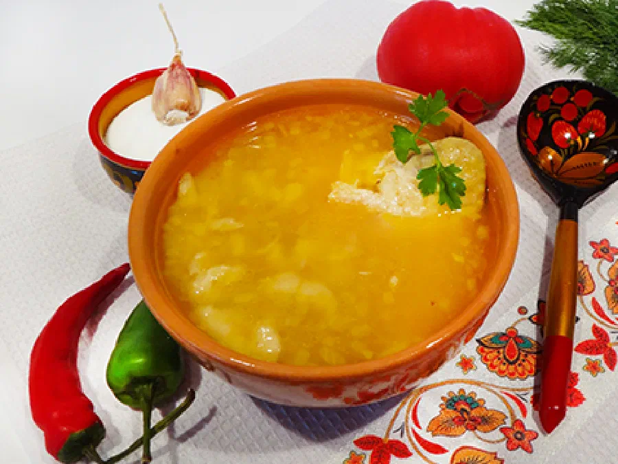 Суп «Затирка» (Chicken Soup «Zatirka»)