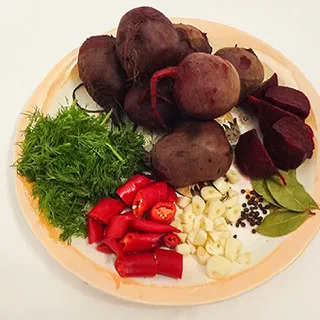 Свекла варёная квашеная (Pickled Beets )