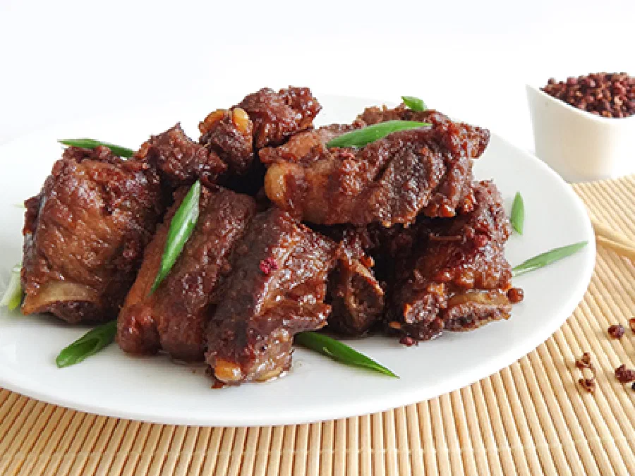 Свиные рёбрышки по-сычуаньски (Pork Ribs Szechuan Style)