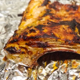 Свиные ребрышки в ткемали (Fried Pork Ribs in Plum Sauce)