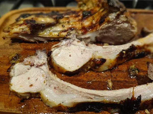 Свиные ребрышки в ткемали (Fried Pork Ribs in Plum Sauce)