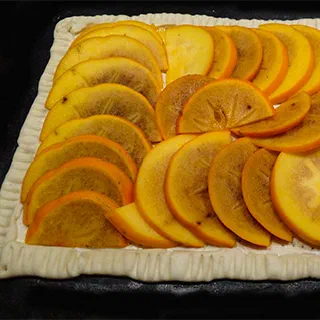 Тарт с хурмой (Persimmon Tart)