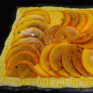 Тарт с хурмой (Persimmon Tart)