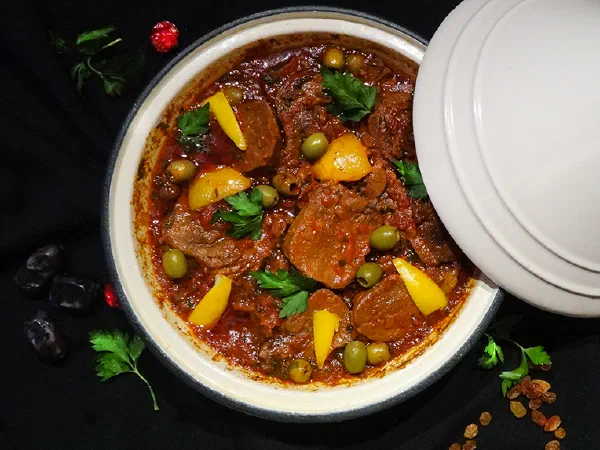 Тажин из говяжьего языка (Beef Tongue Tagine)