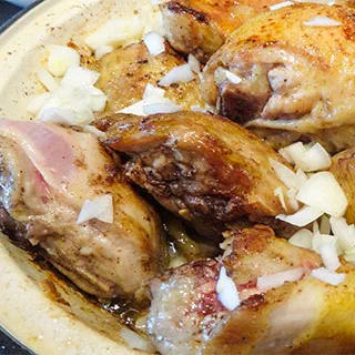 Тажин с курицей, тыквой и клюквой (Pumpkin and Сranberry Chicken Tagine)