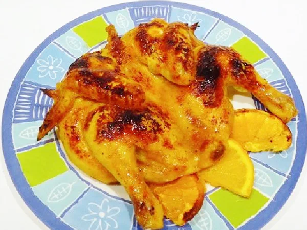 Цыплята с соусом piri-piri