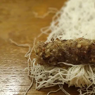 Турецкие сладости: кадаиф с орехами (Kadaif Rolls with Walnuts )