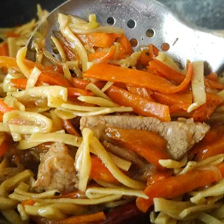 Угра палов – плов с яичной лапшой (Noodles Pilaf «Ugra»)