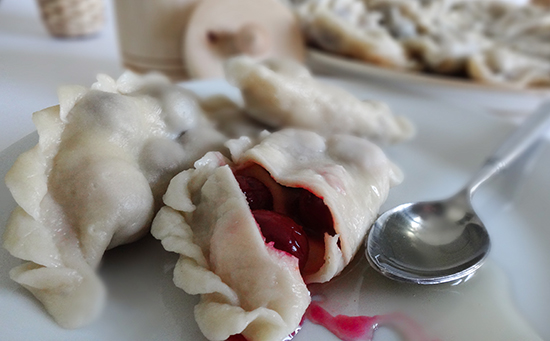 Cherry and Mulberry Vareniki