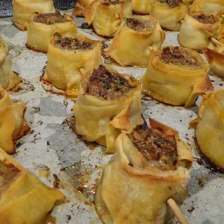 Юфкалы шиш-кебаб (Yufkali sis kebab)