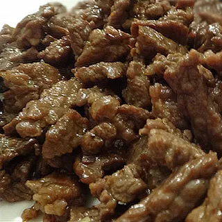 Жареный рис с говядиной (Beef Fried Rice)