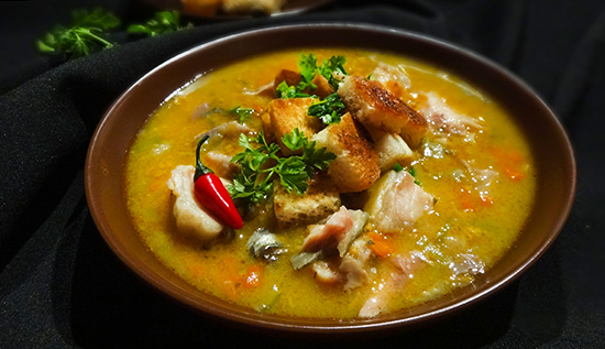 Рождественский чешский рыбный суп (Czech Christmas Fish Soup – Ceska Vanocni Rybi Polevka)