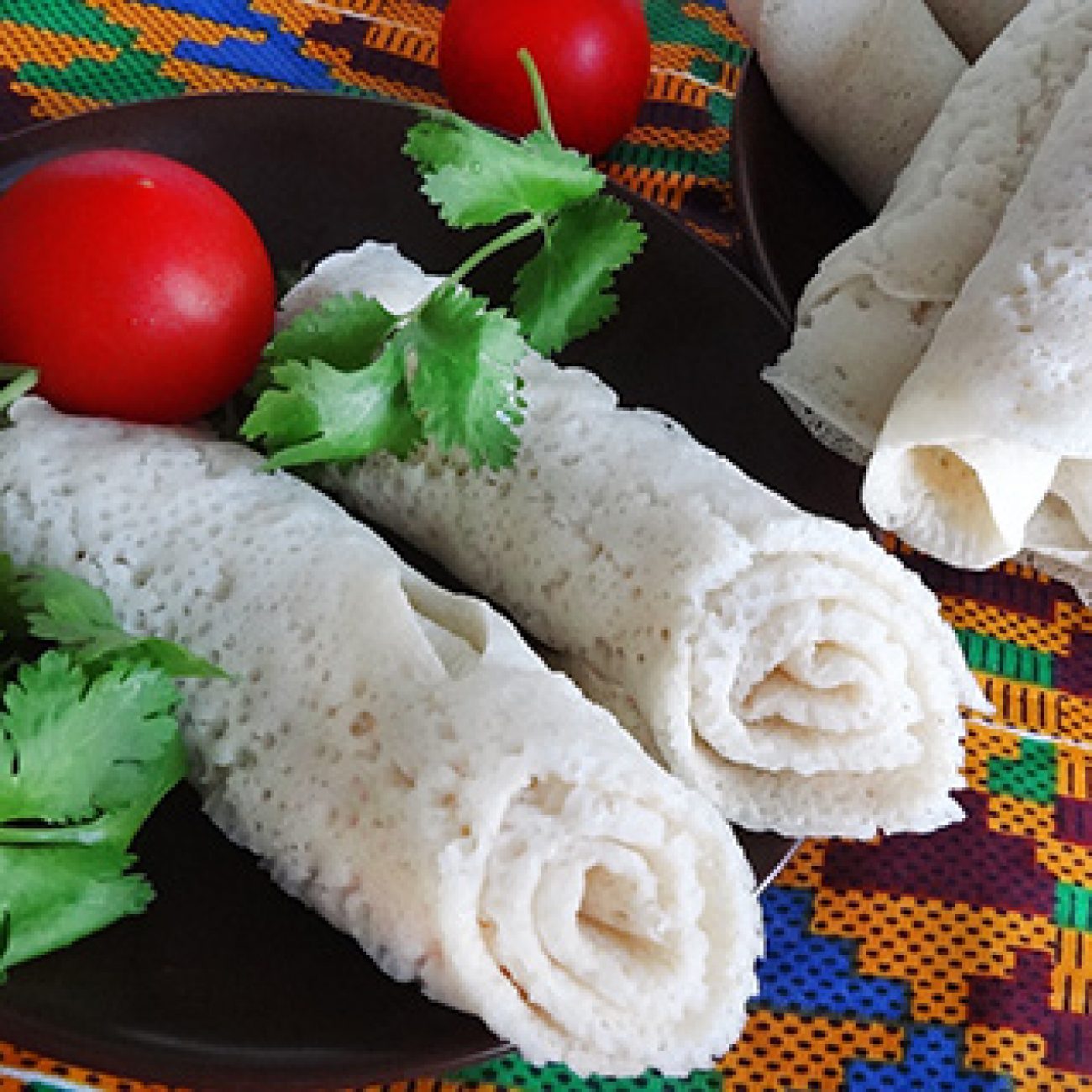 Инджера – традиционный эфиопский хлеб (Traditional Ethiopian Bread Injera)