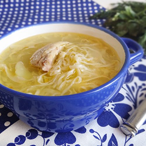 lapsha-domashnyaya-chicken-noodle-soup-russian-lapsha - Вкусные заметки