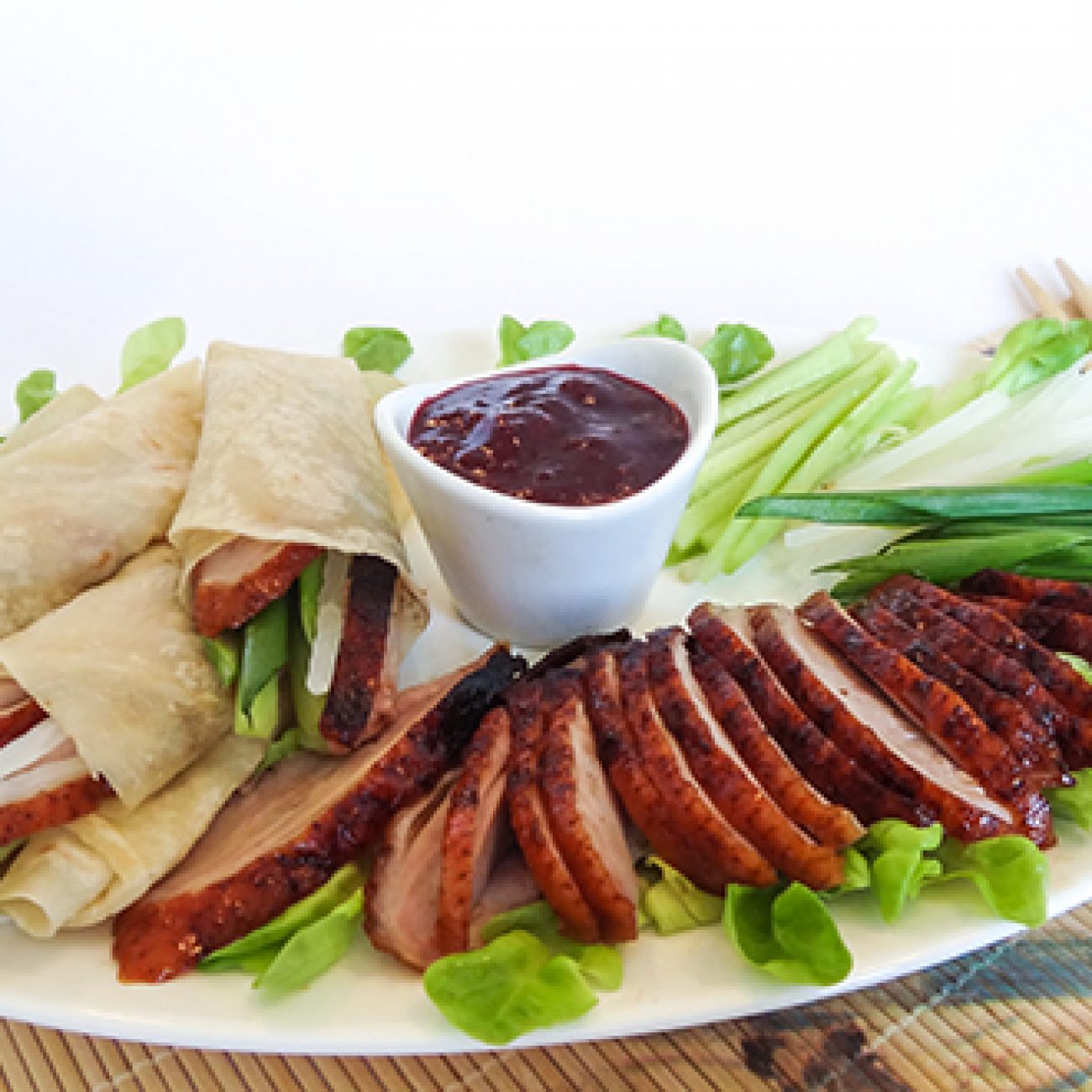 Запеченная пекинская утка (Roasted Peking duck)