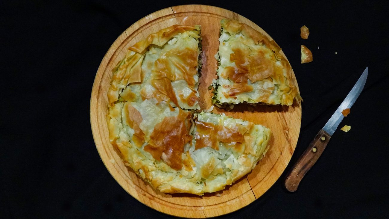 Пирог со шпинатом и сыром — Спанакопита (Spanakopita)