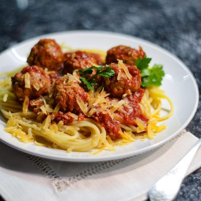 Спагетти с фрикадельками (Spaghetti Sauce with Meatballs)