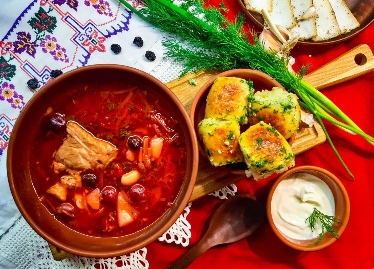 Борщ с вишней (Borsch with Cherry)